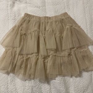 Mayoral Glitter Tulle Skirt, size 8